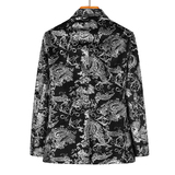 男士休闲西装职业正装金色银色礼服春秋款西服A056-9919P85，男装西服套装，电商A056