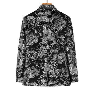 男士休闲西装职业正装金色银色礼服春秋款西服A056-9919P85图片