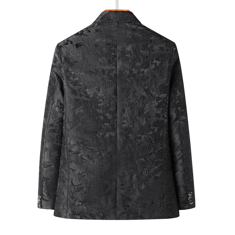 男士提花休闲西装职业正装白色黑色礼服春秋A056-9920P95,男装西服套装,电商A056