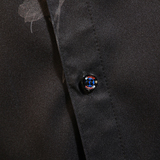 风男短袖印花白色黑色加肥大码衬衫056-C172-P45，男装T恤，电商A056