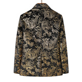 男士休闲西装职业正装金色银色礼服春秋款西服A056-9919P85，男装西服套装，电商A056