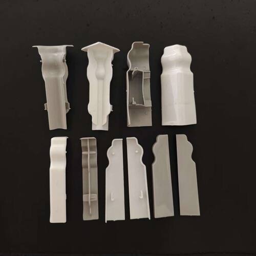 8厘米御品生活pvc踢脚线阴阳角塑料配件拐角转角阴角阳角堵头接口