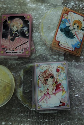 散货 小樱亚克力立牌CLAMP展 小樱魔法杖圆珠笔架