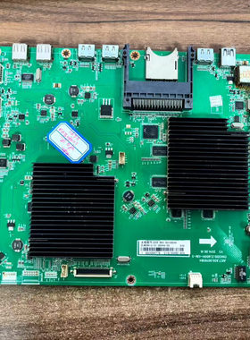 长虹49Q1R 主板JUC7.820.00110184 配屏LC490EQN(XG)(F1)实物图