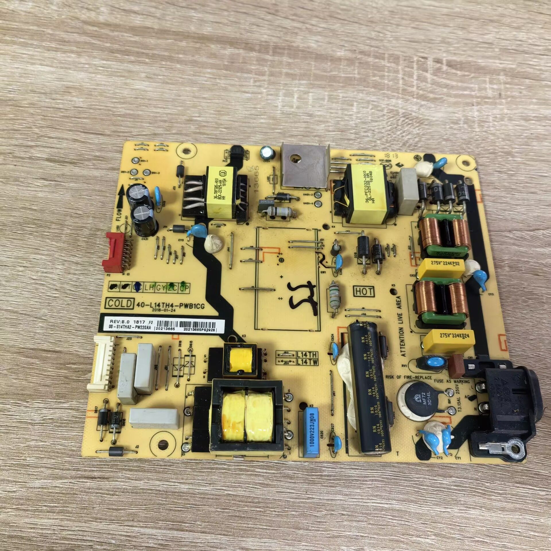 东芝55U6780C电源板40-L14TH4-P