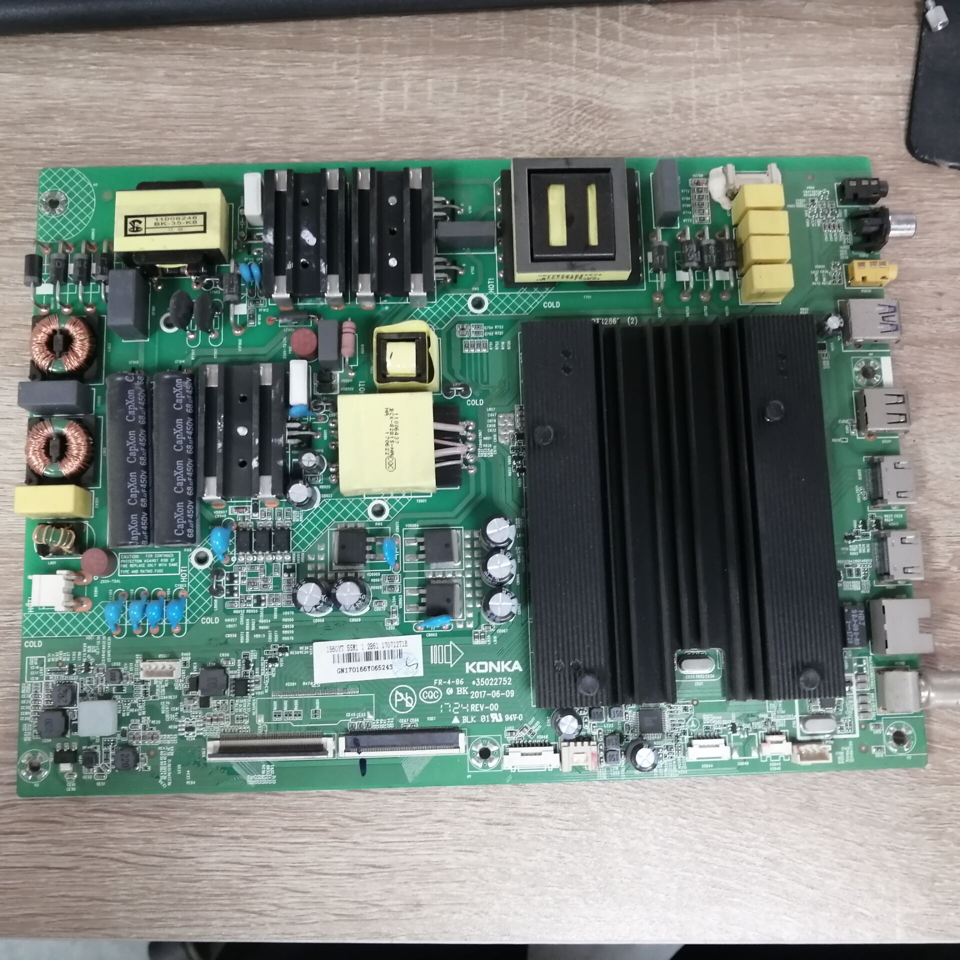 康佳LED55M1液晶电视主板