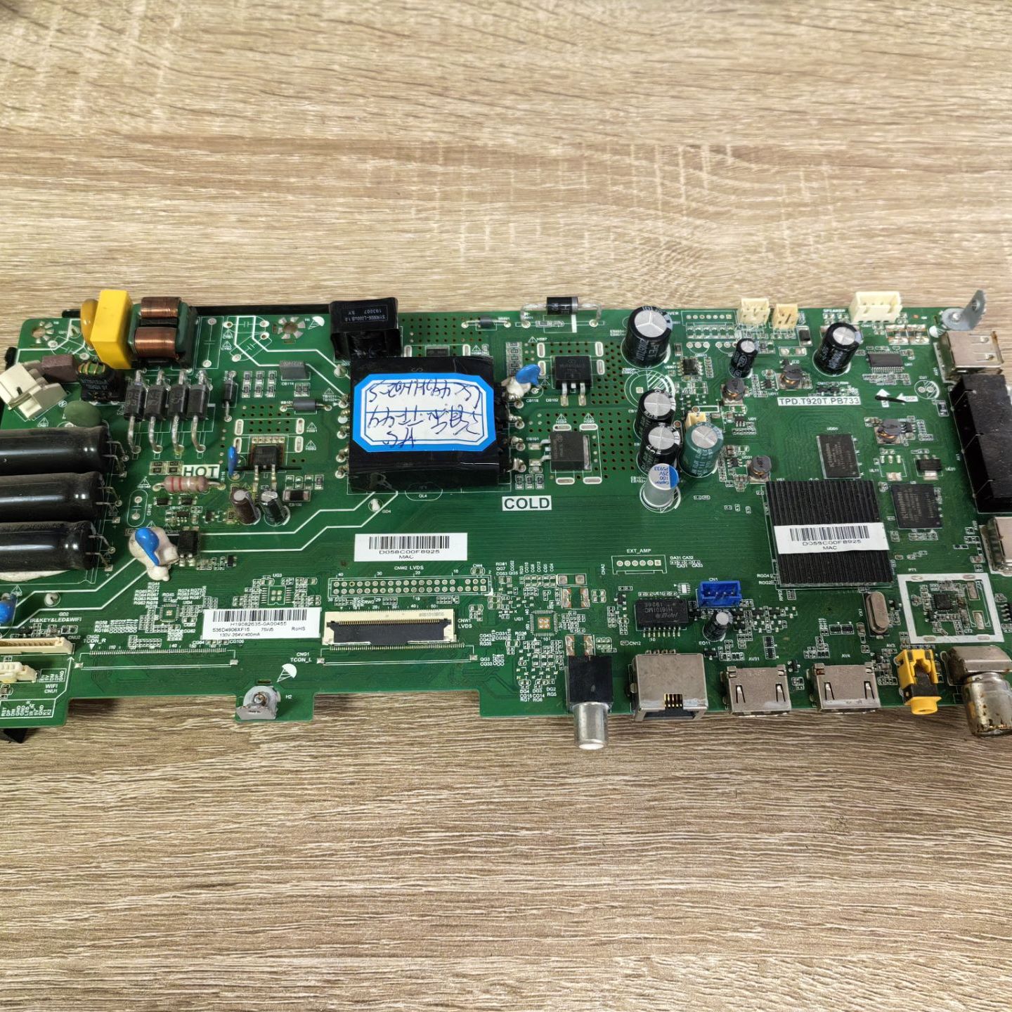 海尔TF49H5电视主板TPD.T920T