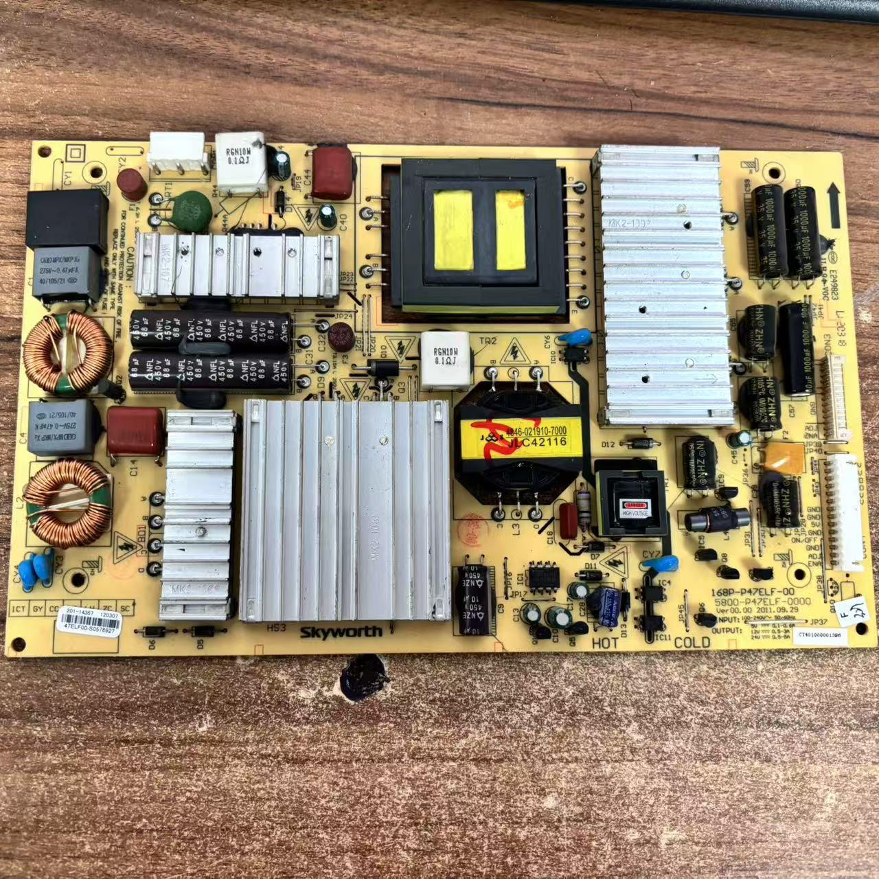 原装创维42E600F 700S 47E650E电源板168P 00 5800-P47ELF-0010