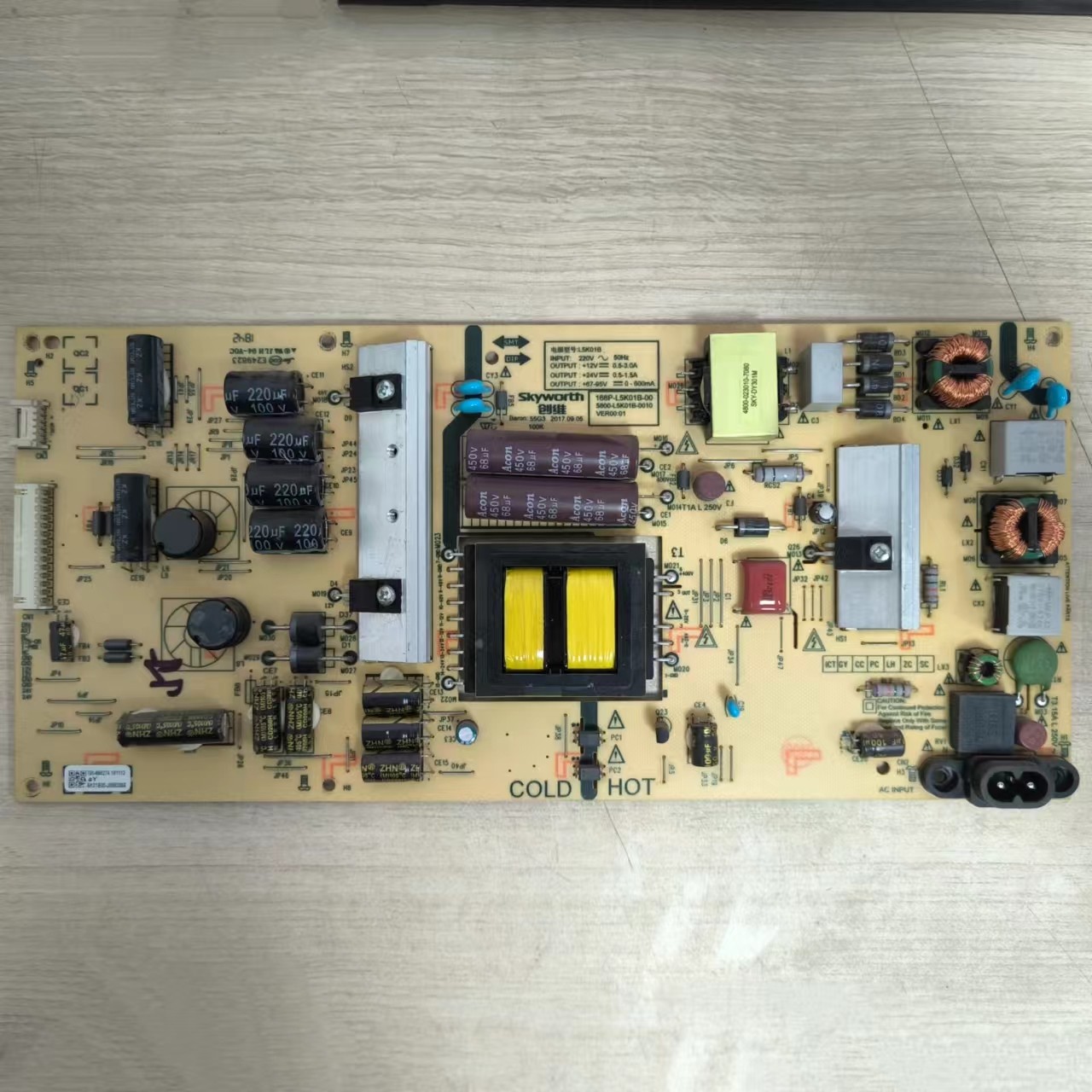 创维55G6B55G3电源板