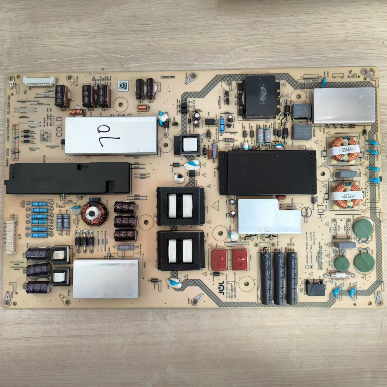 原装 夏普 LCD-70SU570A电视电源板 RUNTKB626WJQZ JSL3228-003辉