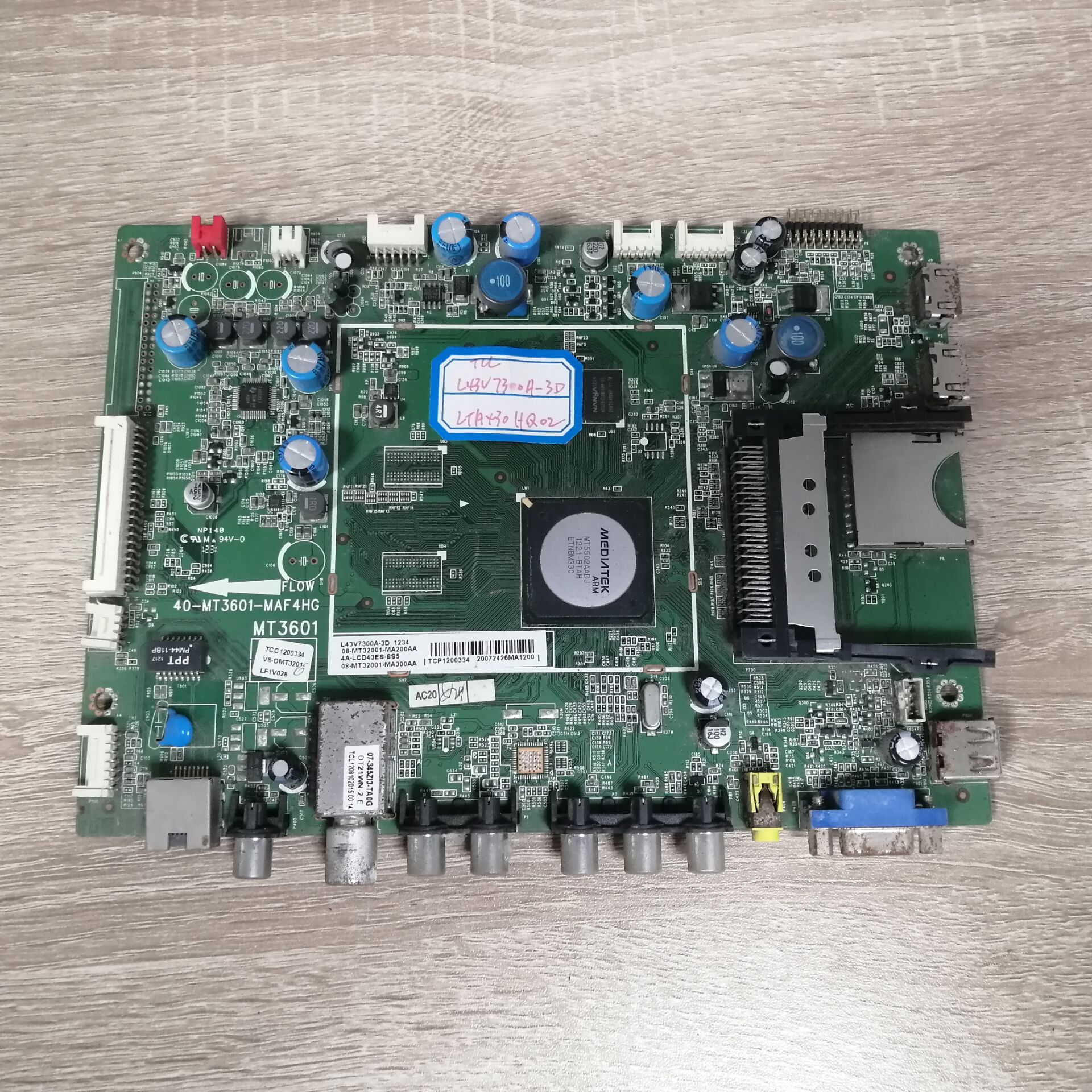 TCLL43V7300A-3D电视主板
