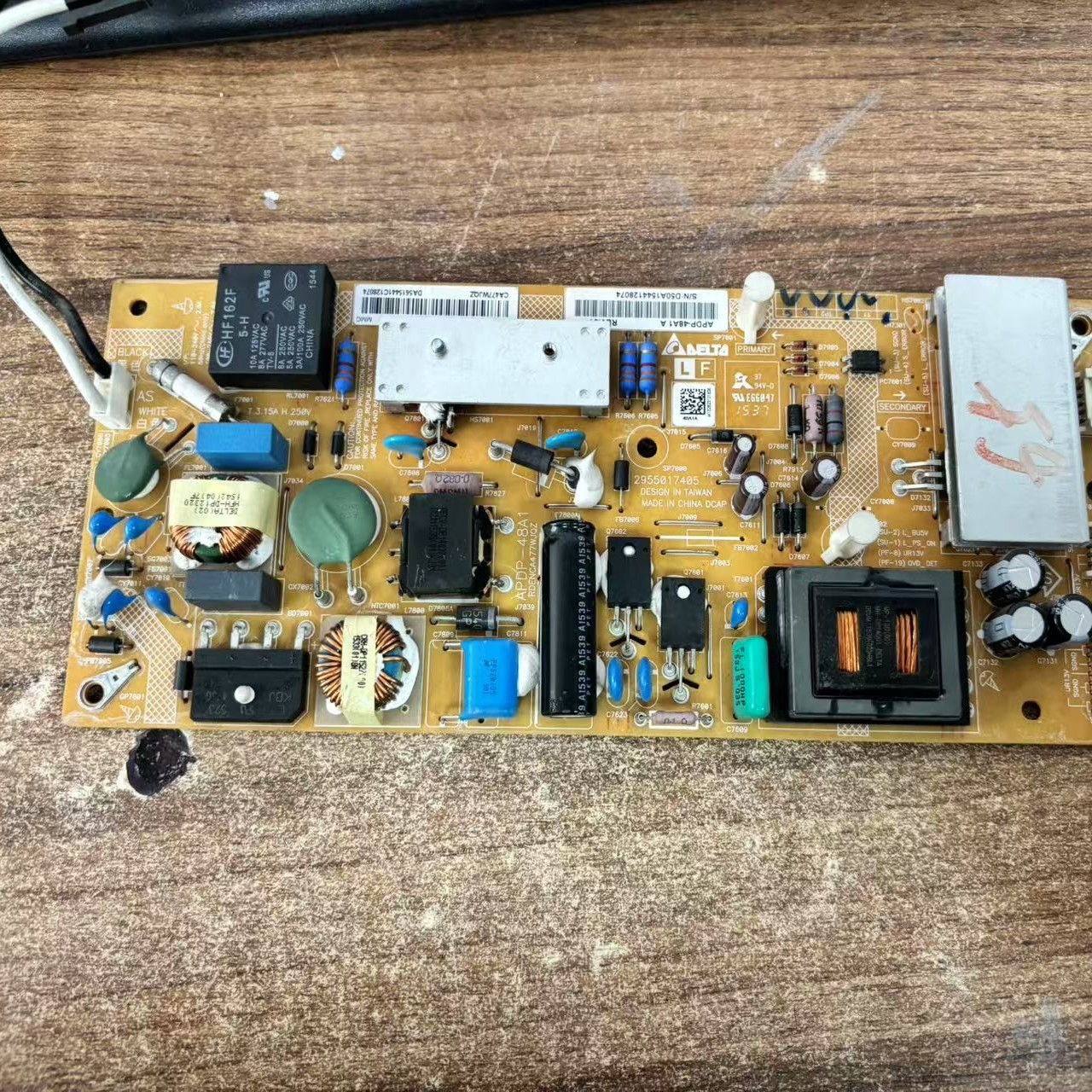 原装夏普LCD-60UE20A/60/70UF30A电源板APDP-48A1 RDENCA477WJQZ