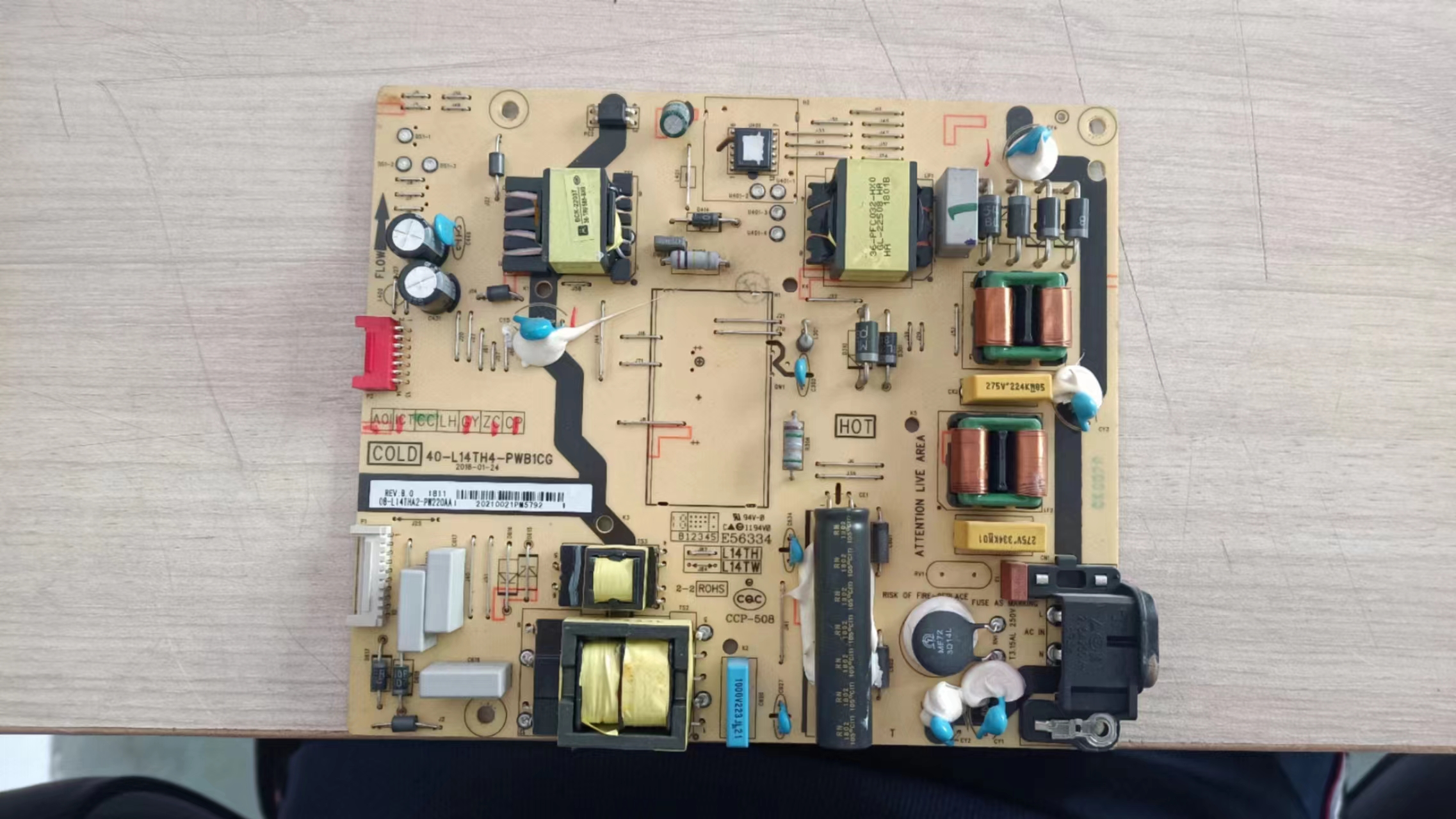 TCL电源板40-L14TH4-PWB1CG