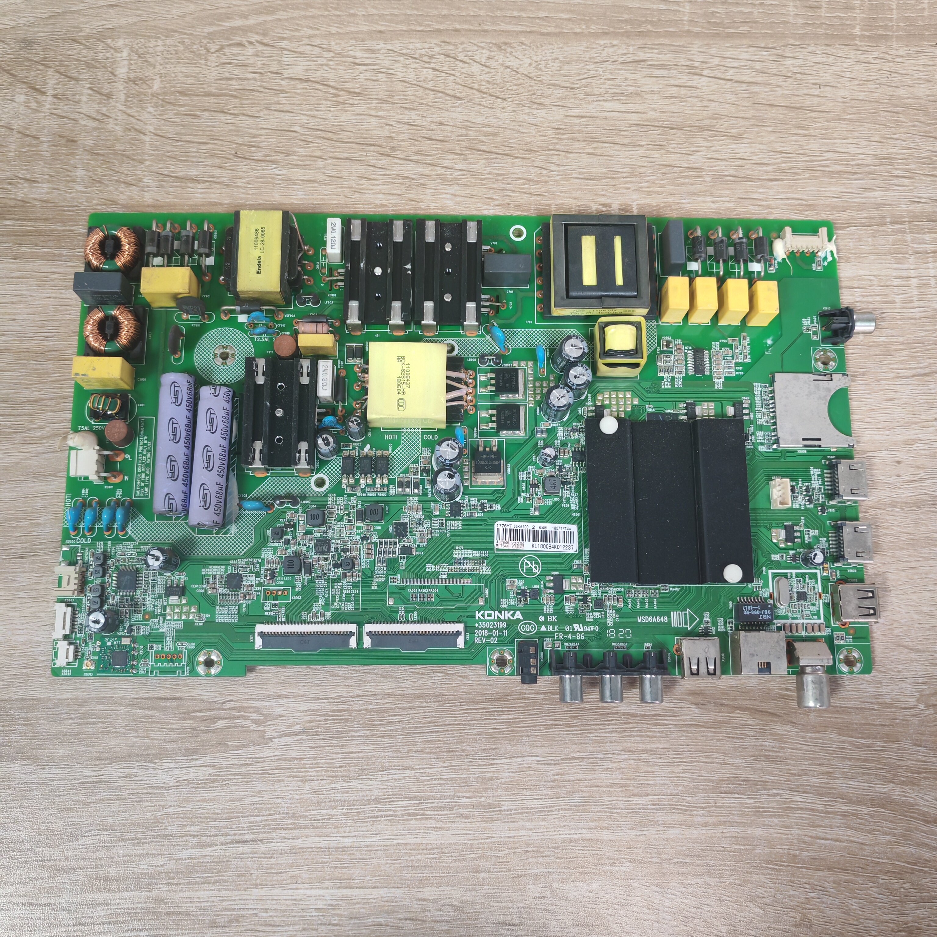 康佳LED55K5100主板35023199图片