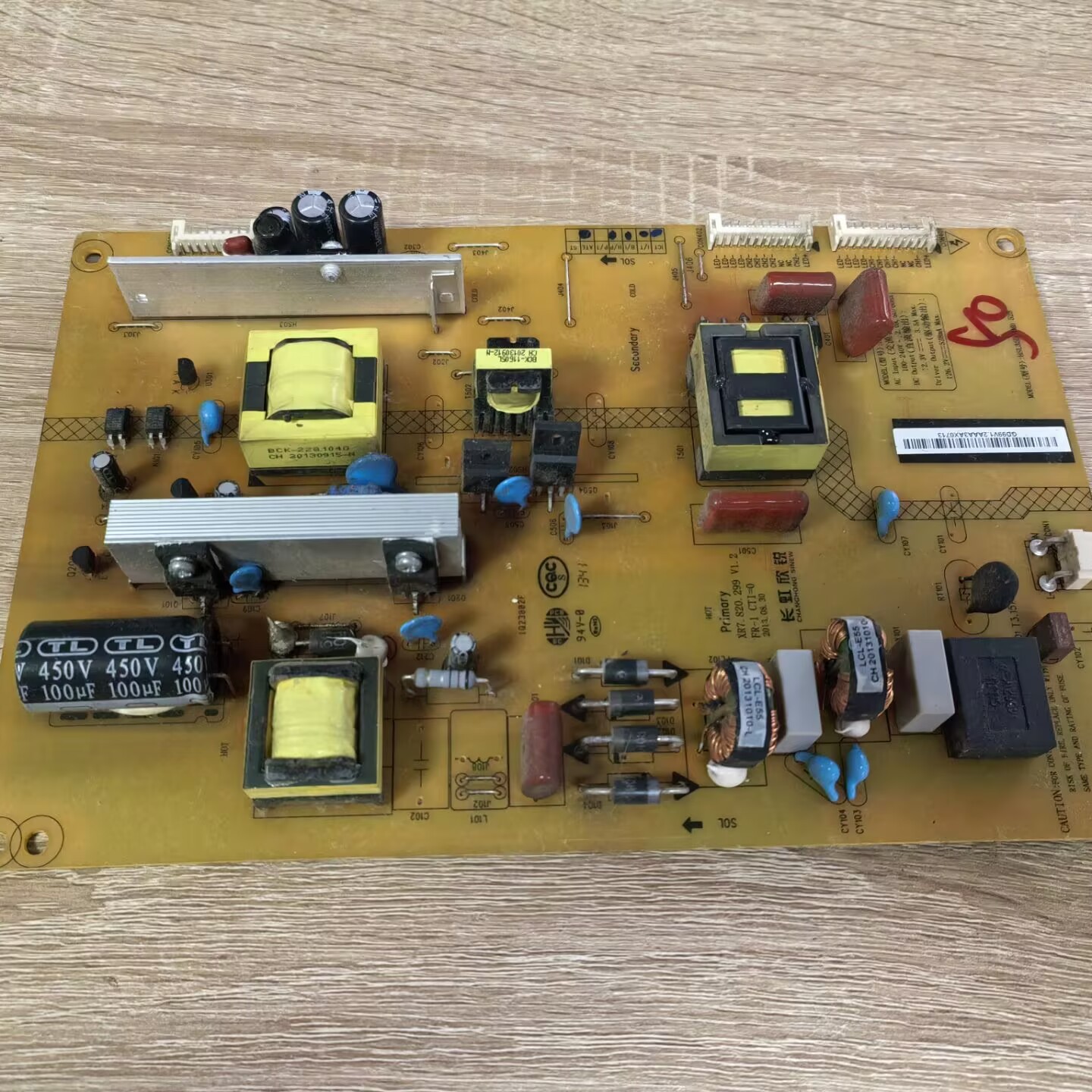 长虹LED50C2080I液晶电源板主板