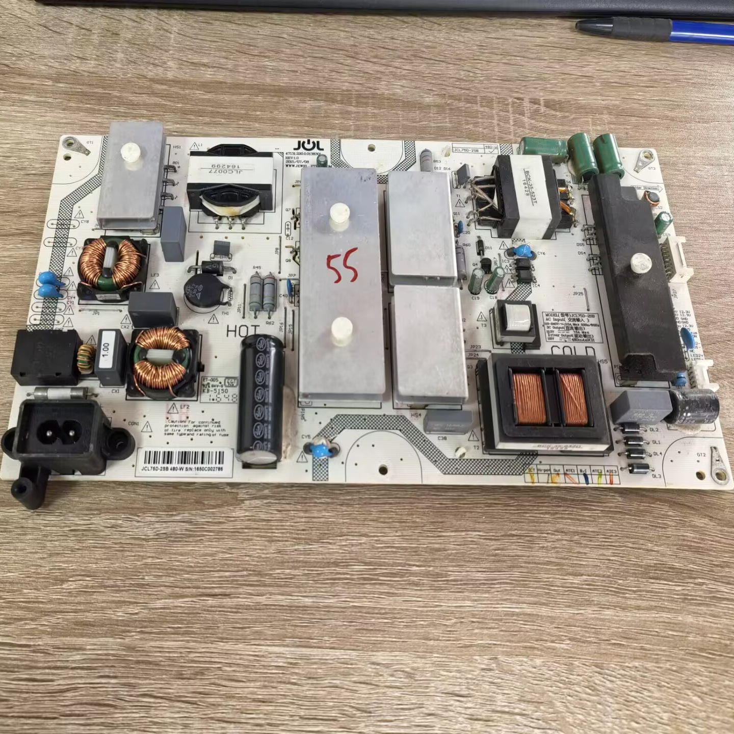 长虹55Q2EU电源JCL75D-2SB480