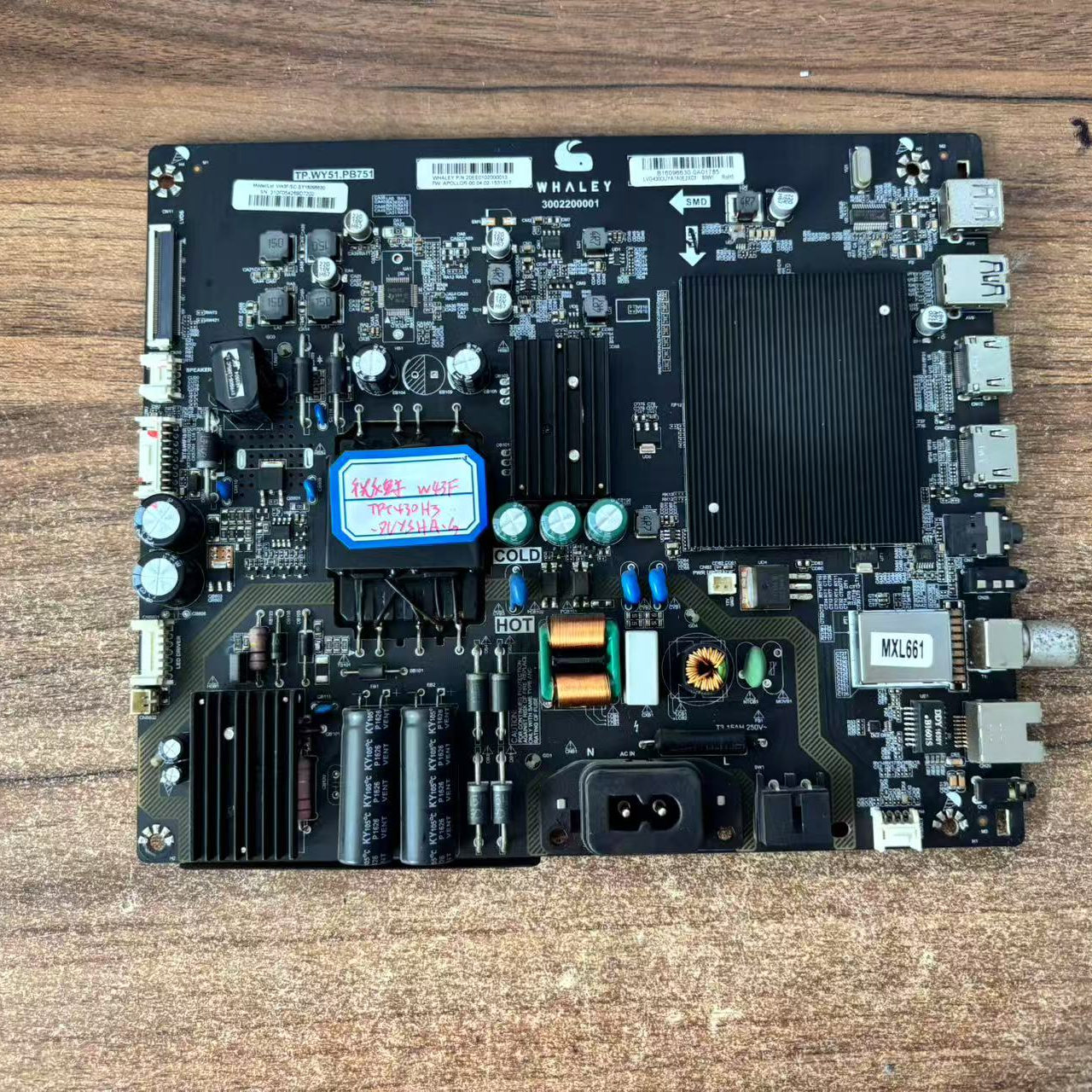 原装微鲸W43F主板TP.WY51.PB751 3002200001屏TPT430H3-DUYSHA.G