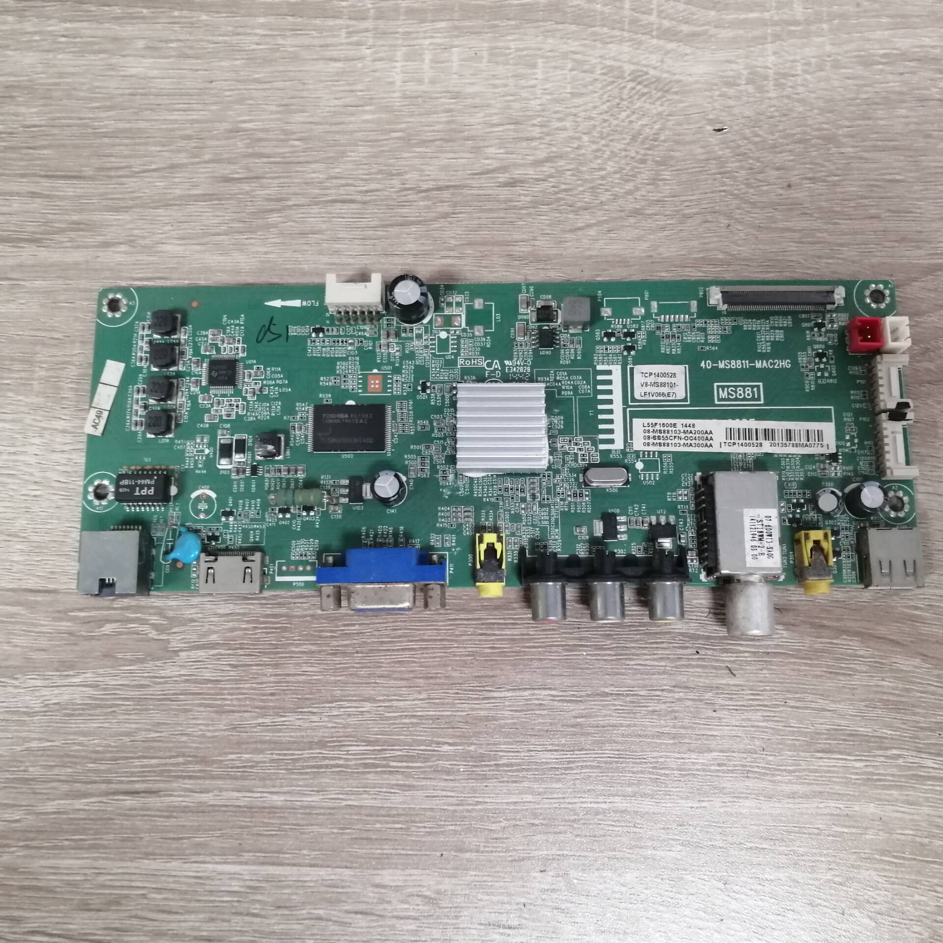 TCLL55F1600E主板40-MS8811