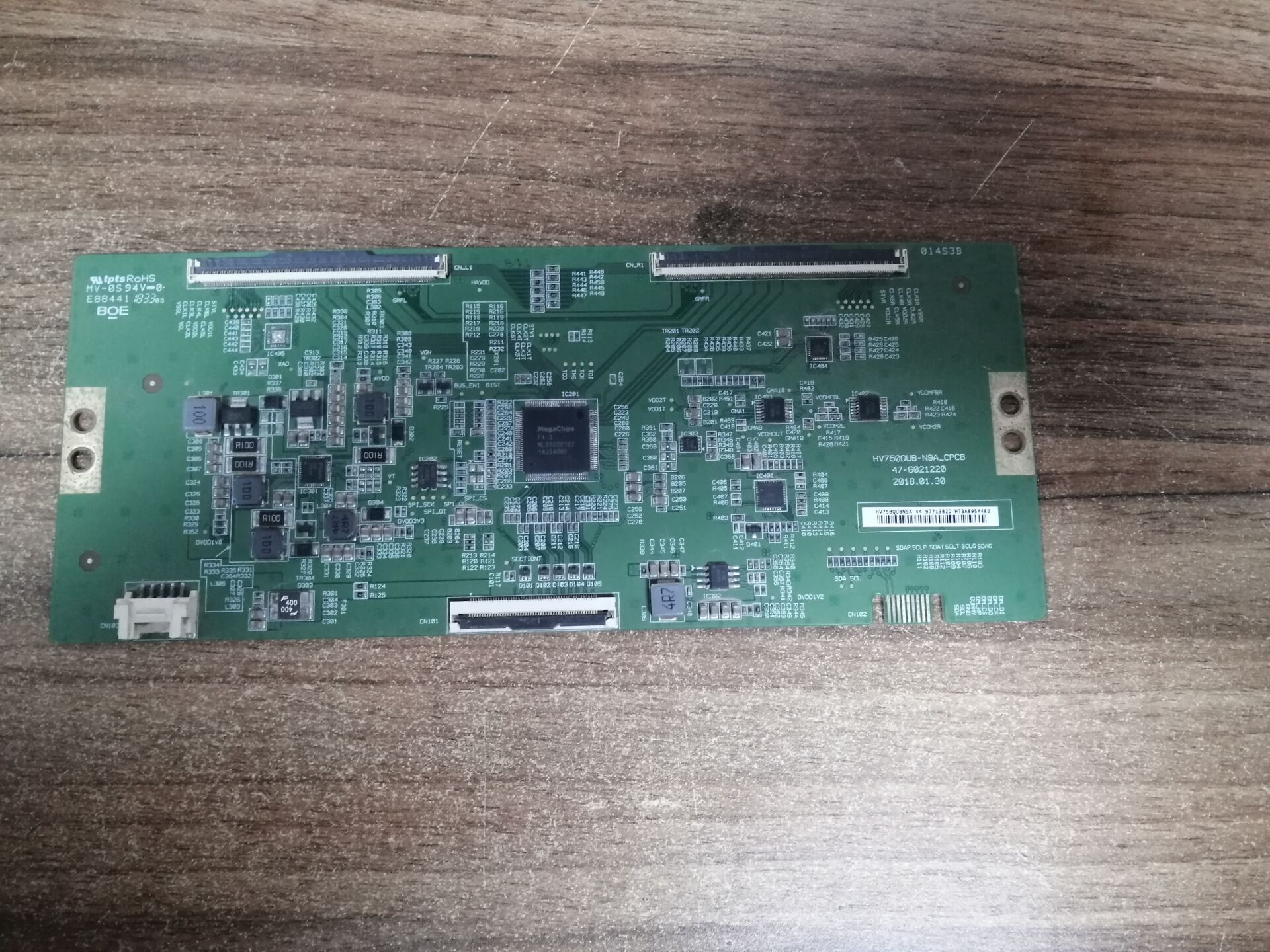 长虹75D3P逻辑板HV750Q