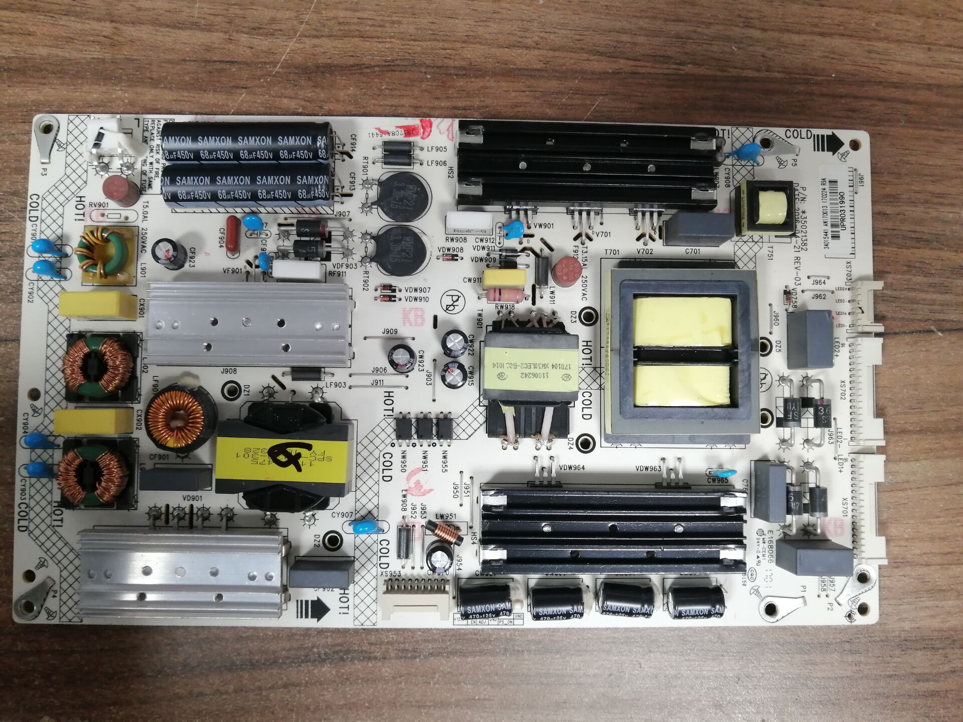 康佳LED65R6000UQLED65X8电源板