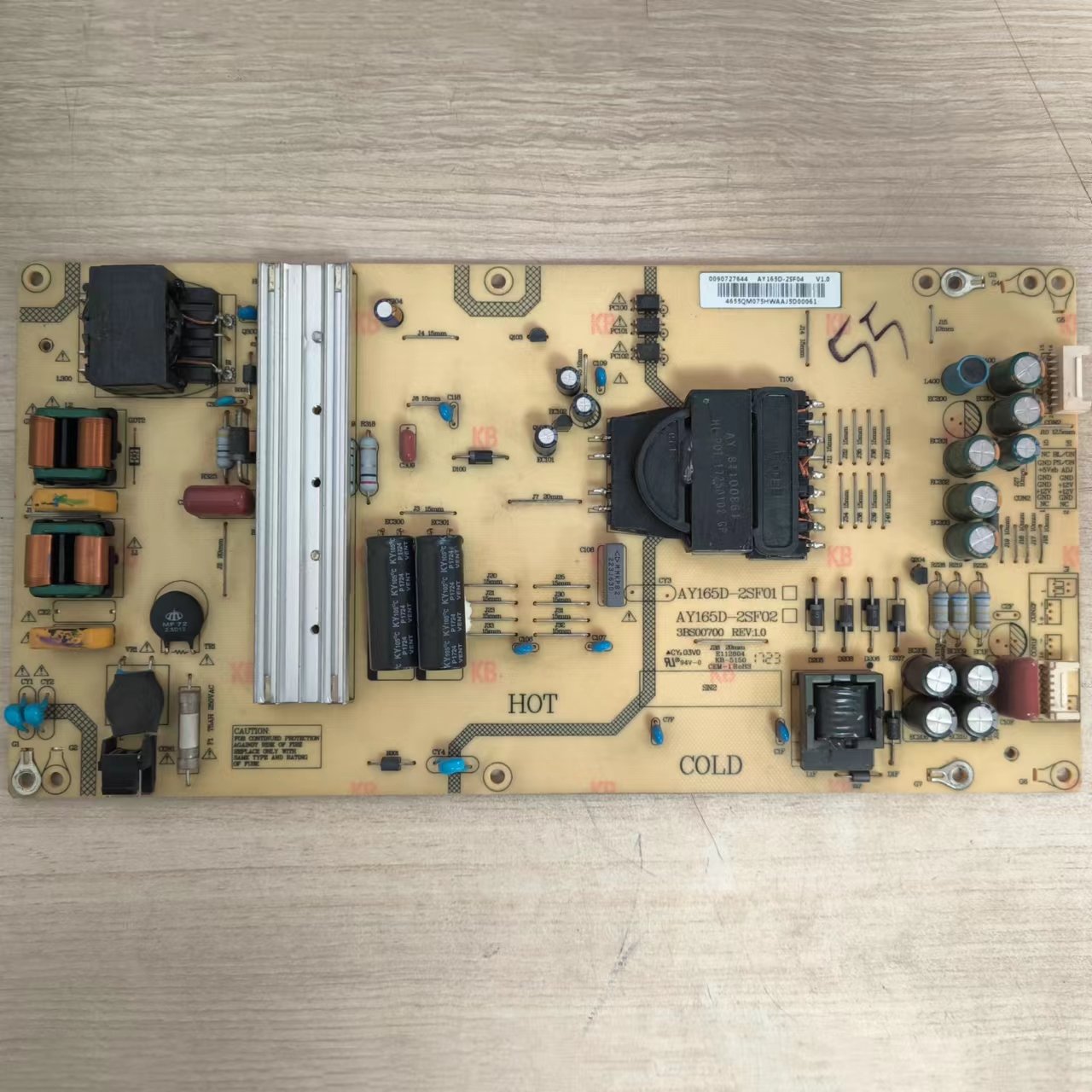 海尔LS55H610N电视电源板