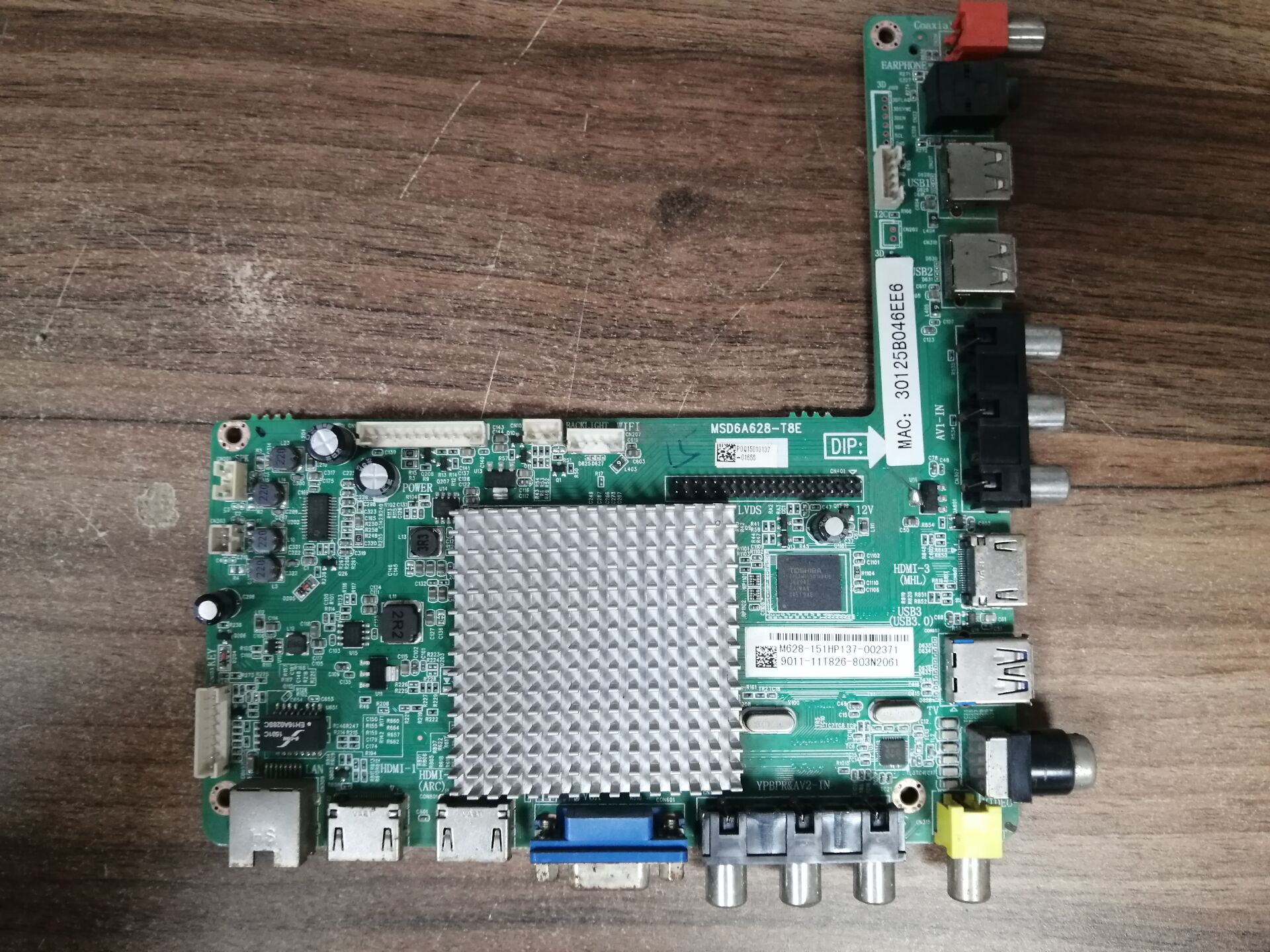 TCLLE50D59主板MSD6A628-T