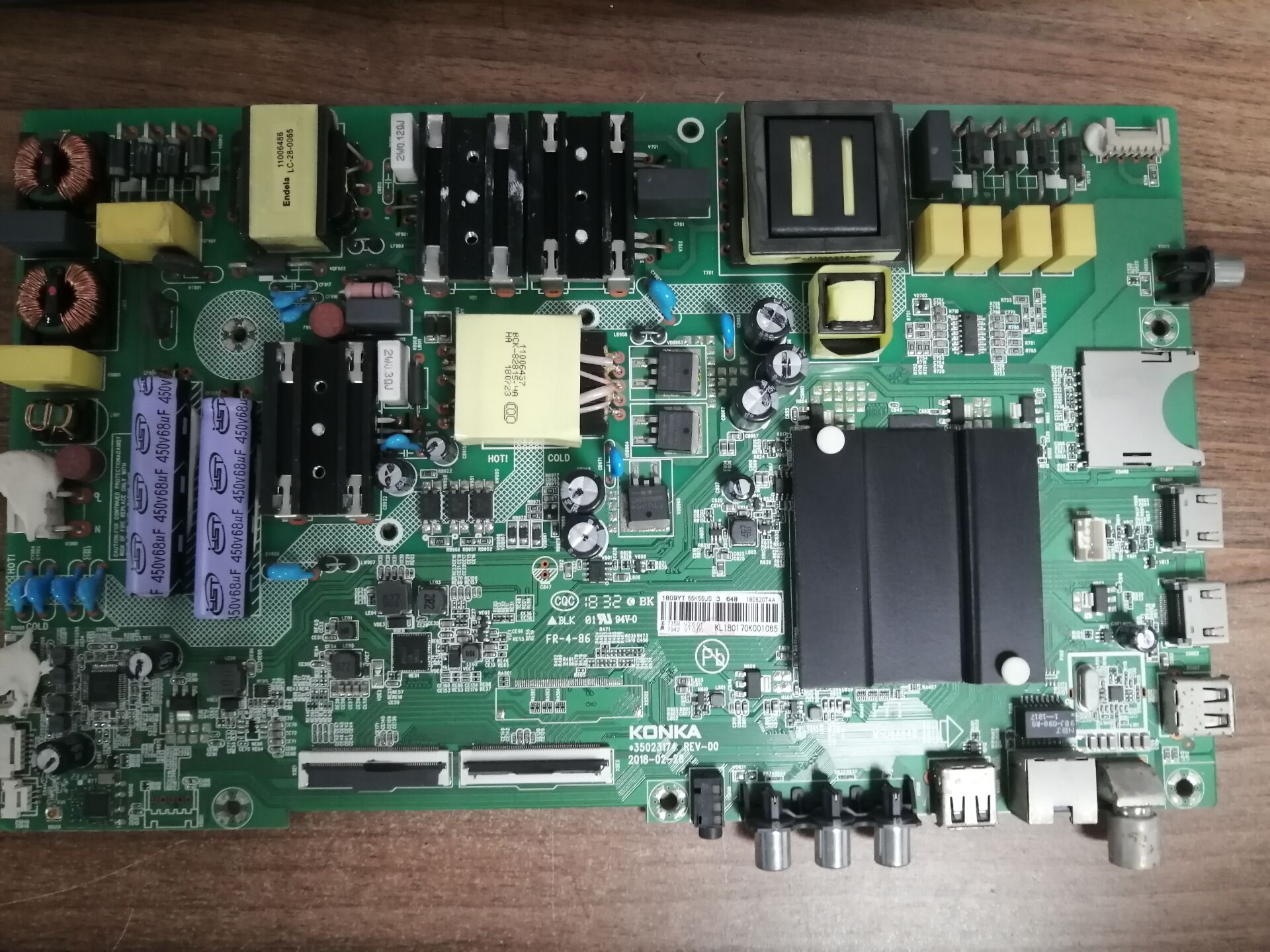 康佳LED55K55USA49U55K51主板