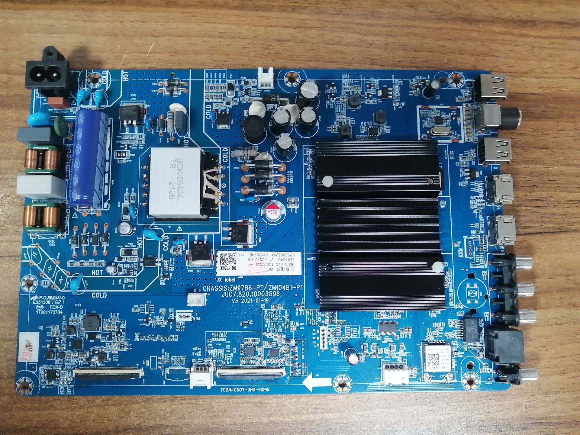 AA 长虹55D6P PRO 55D4PS 55D6H主板 JUC7.820.10003598 配屏可选