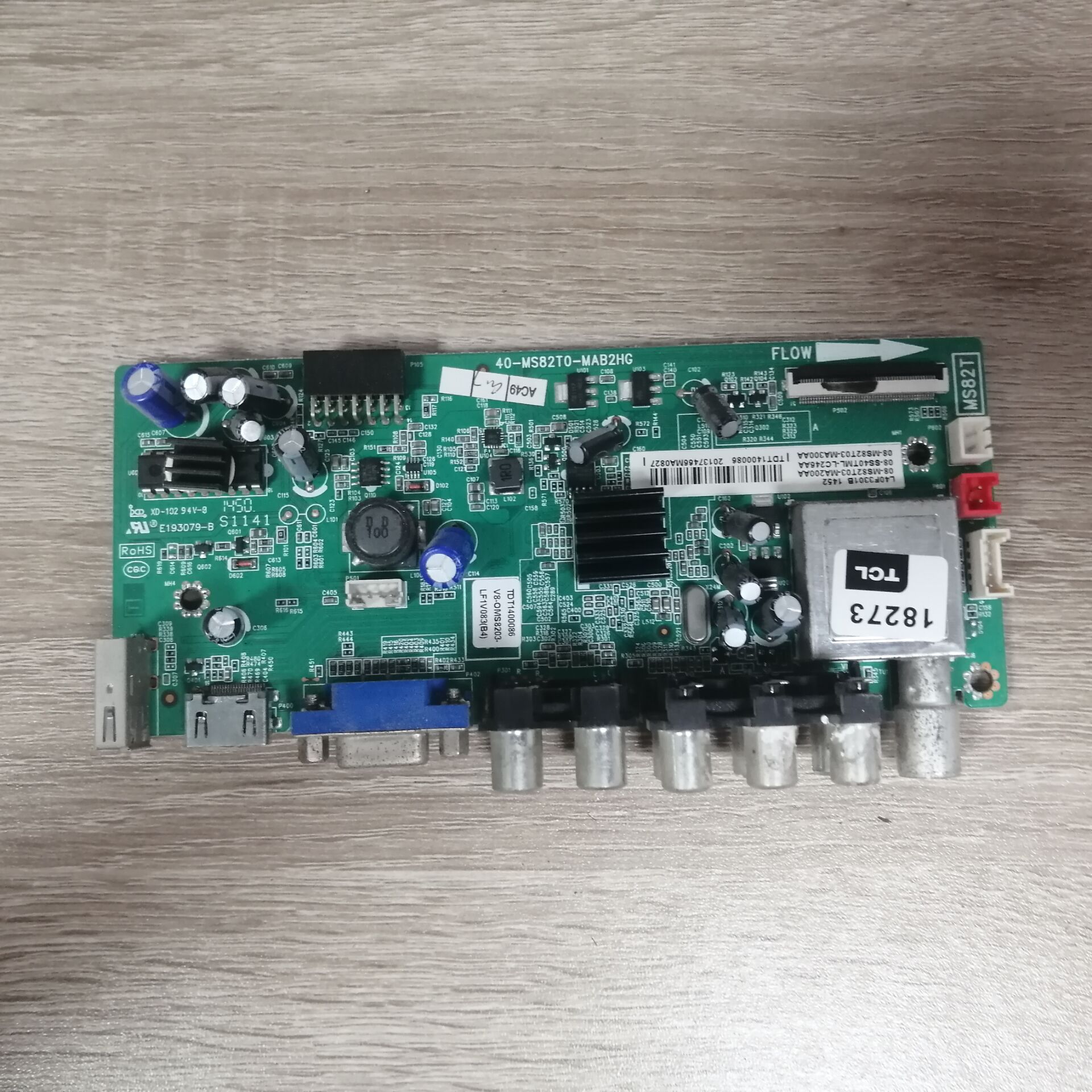 TCLL40F3301B主板40-MS82T