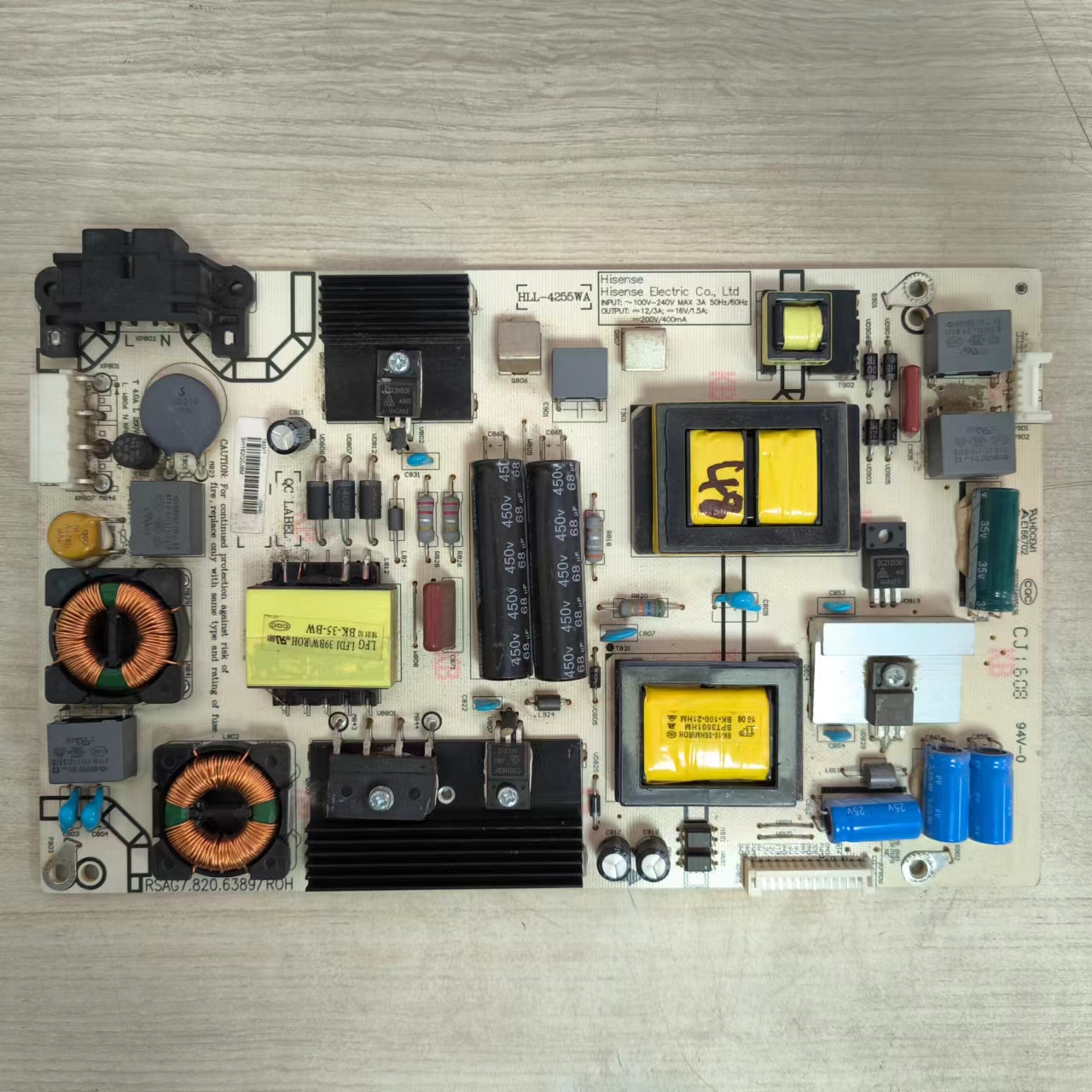 海信LED48EC520UA电视电源板