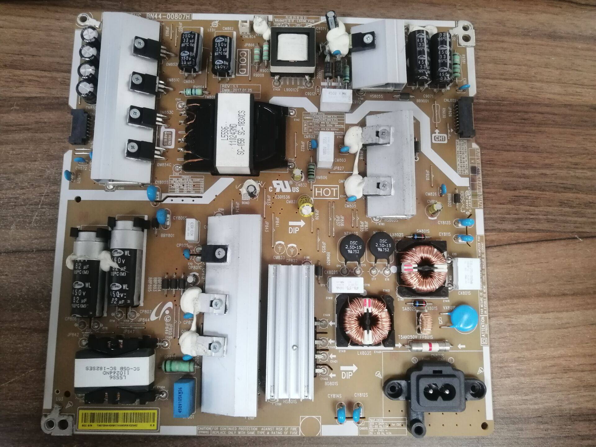 原装三星UA55MU6880J/6300J/6320JXXZ电视电源板 BN44-00807H测好 - 实物图