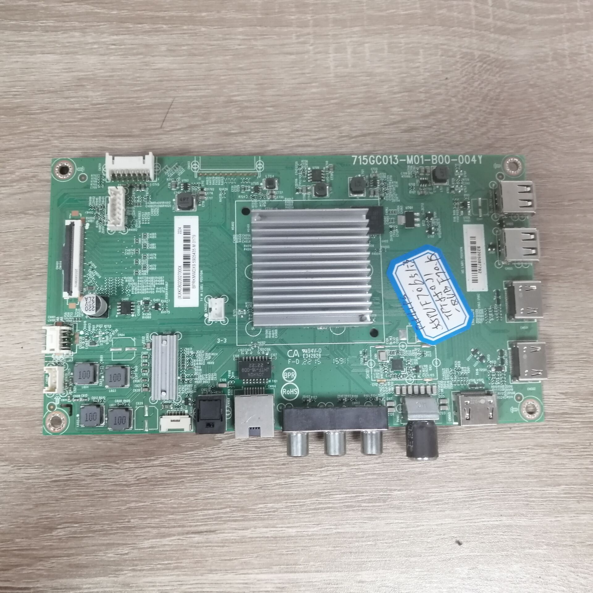 飞利普55PUF7065/T3板715G主板