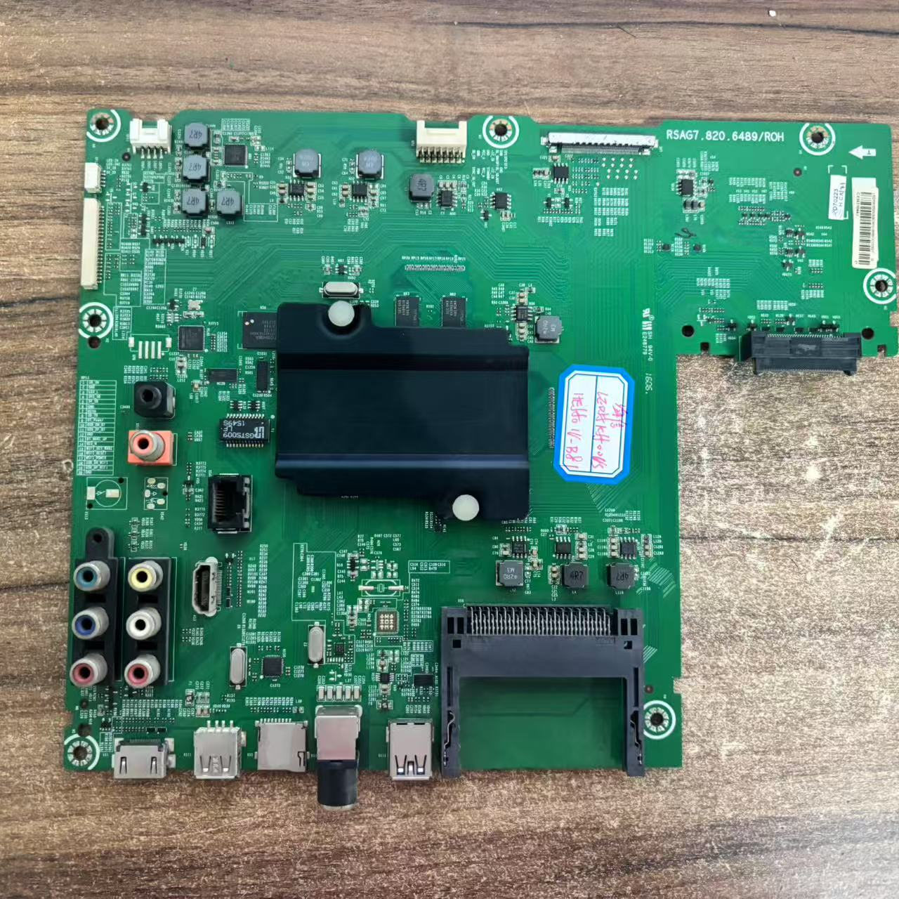 原装海信LED55K5500US主板RSAG7.820.6489屏HE550IU-B81\S0实图