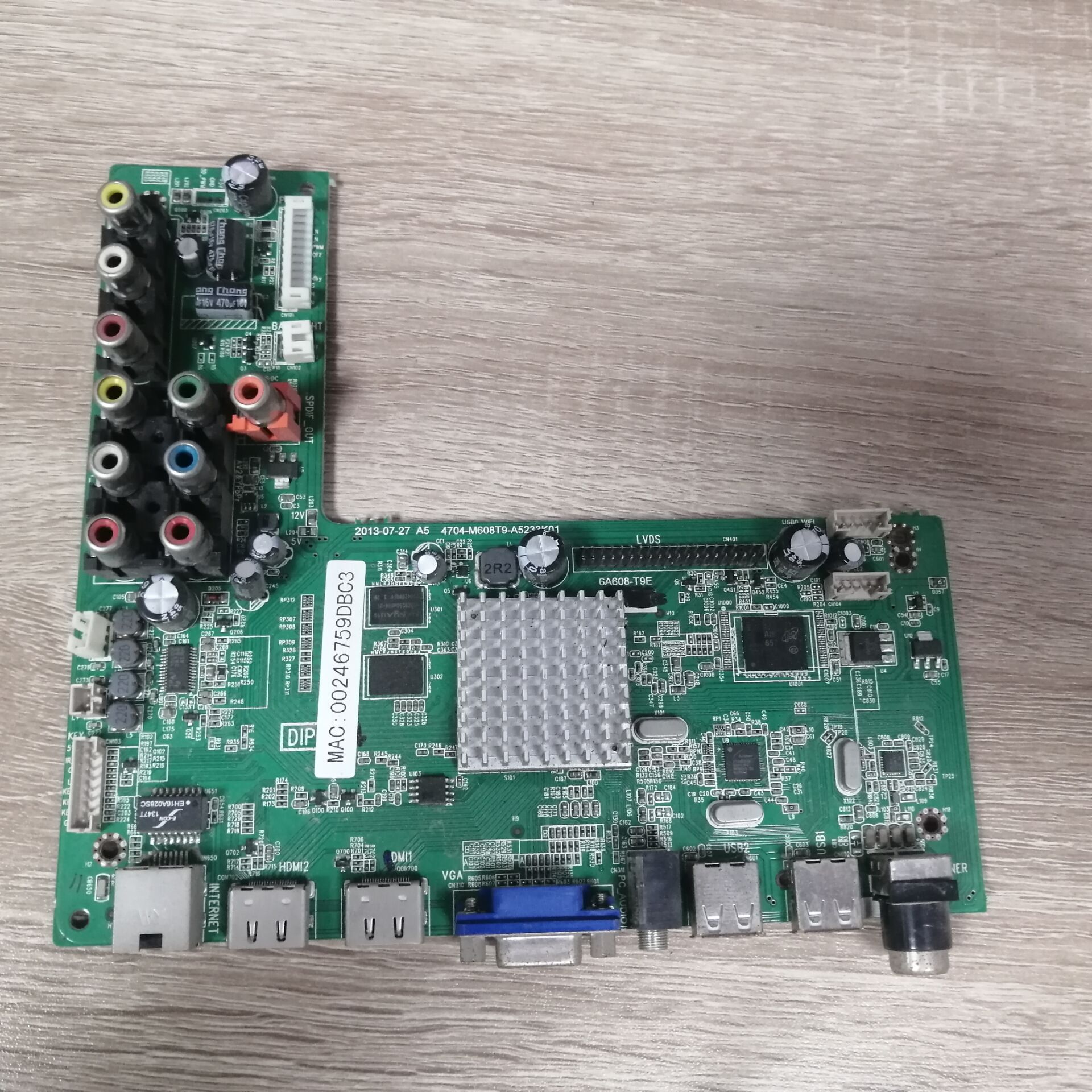 飞利浦48PFL5445/T3主板470