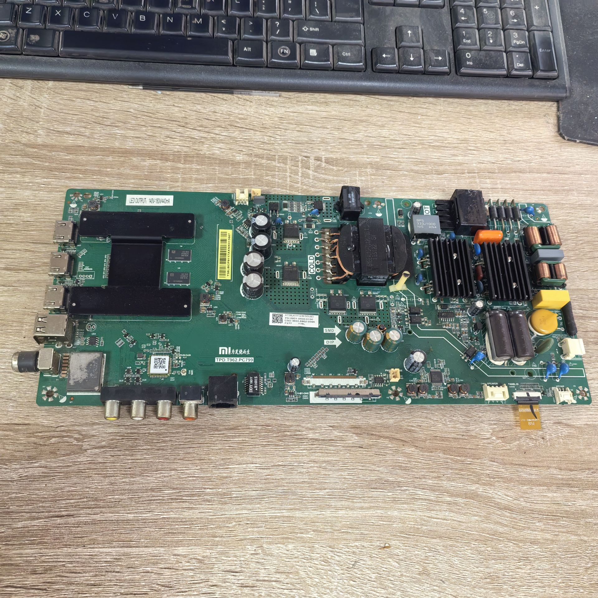 小米L55M5-AQ主板TPD.T962.PC799