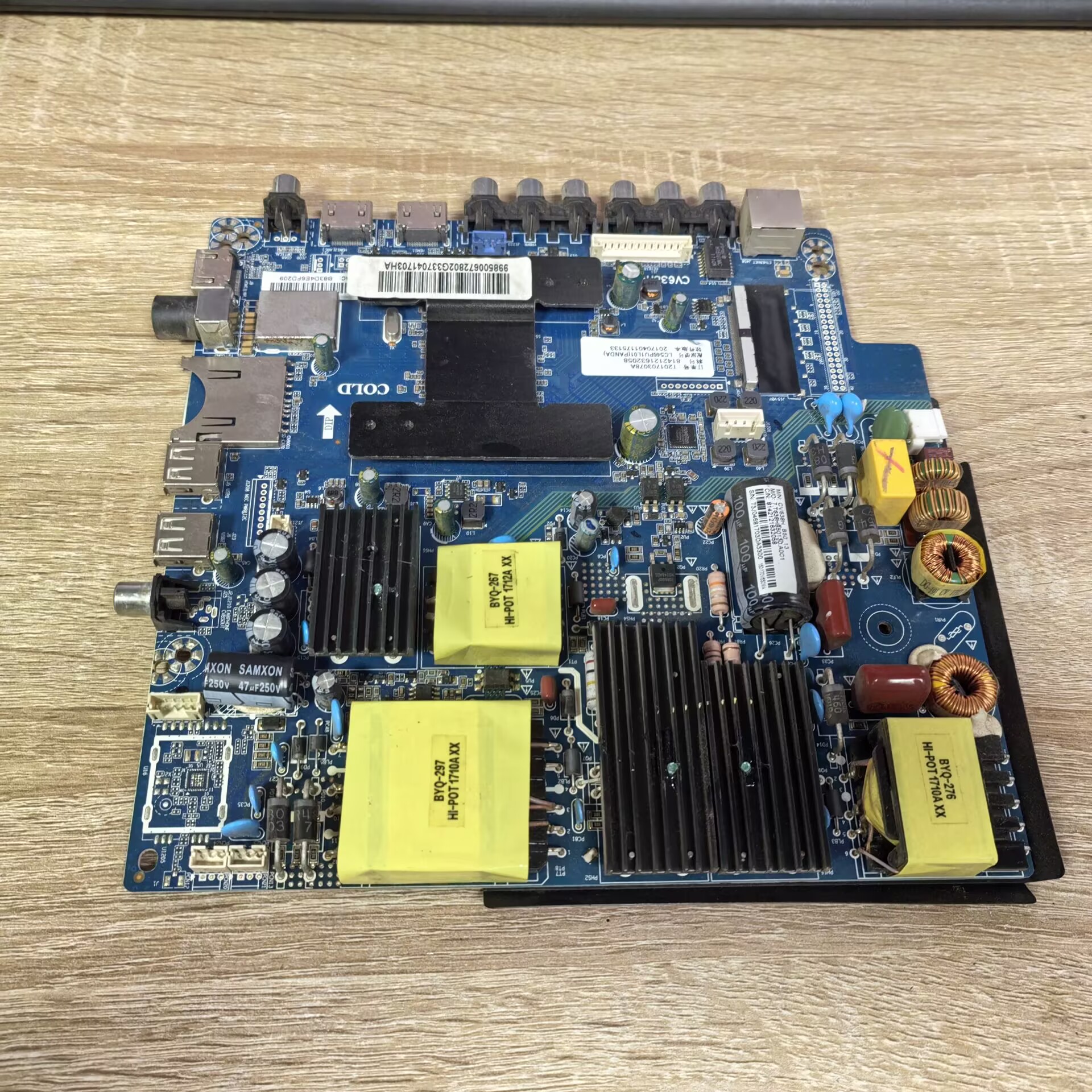 长虹55U1液晶电视主板CV638H-B