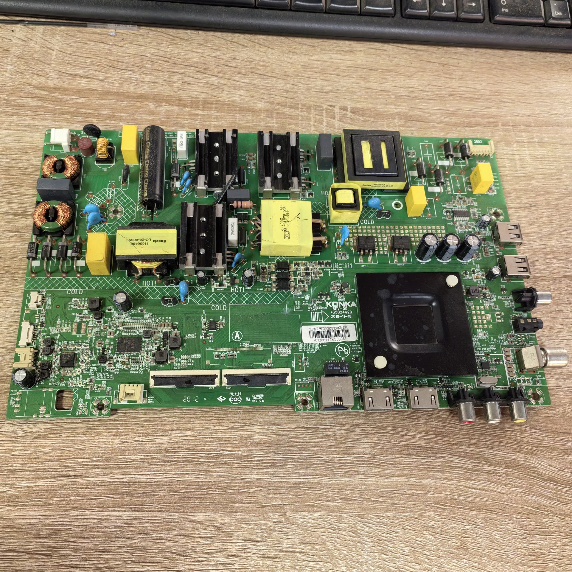 康佳LED55D3主板35024420屏7