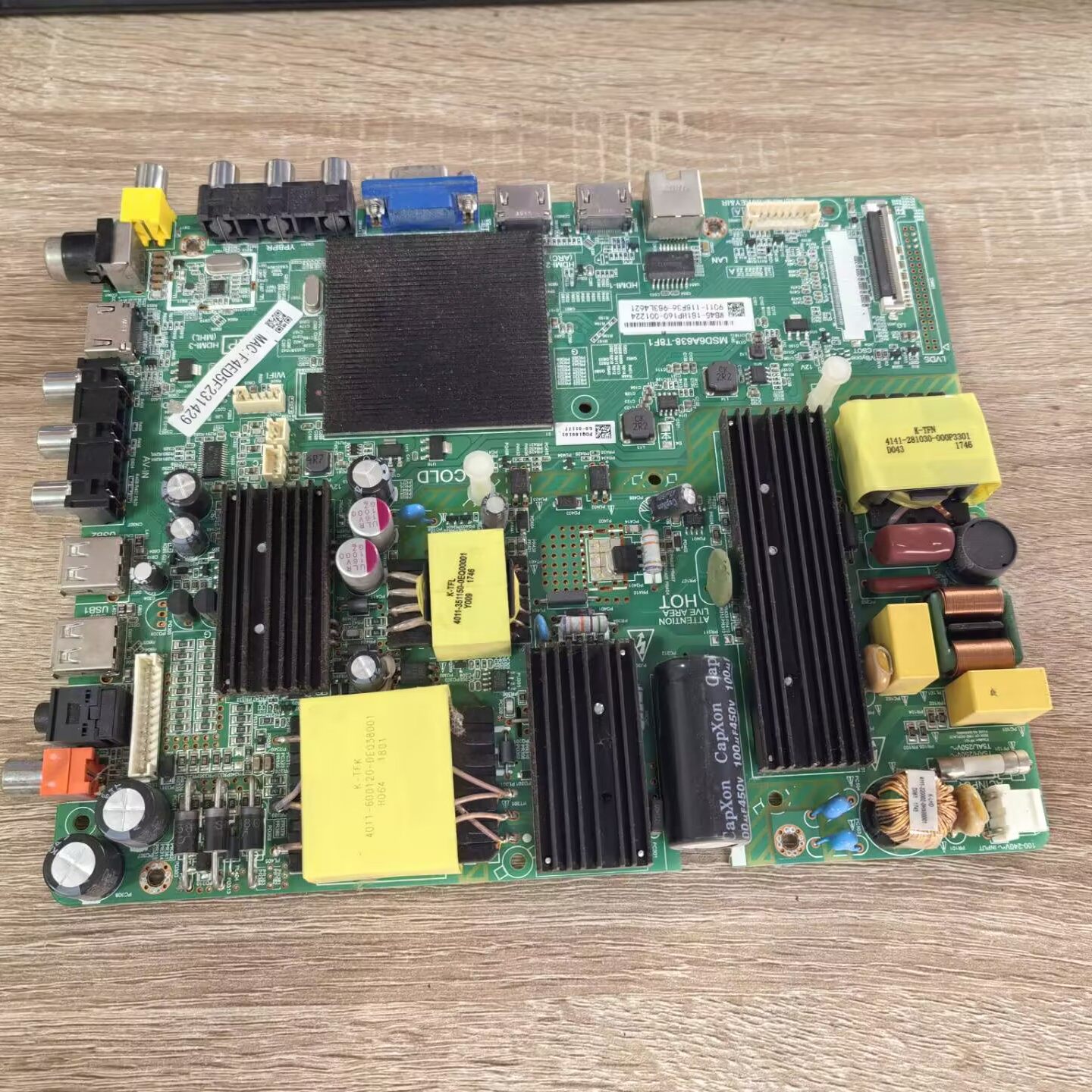 飞利浦55PUF6092/T3主板MSD6A6