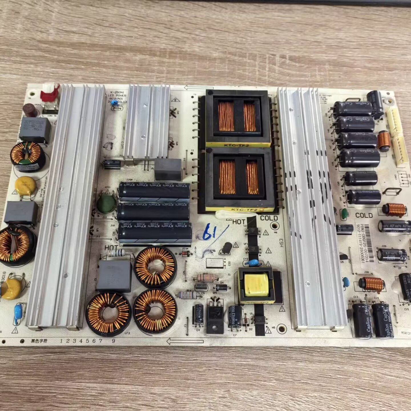 TCLLE50D8800/8900电源板K-250