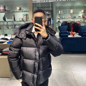 欧洲代购BBR 新款一衣多穿外套+马甲 保暖面包连帽羽绒服男女同款