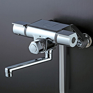 日本进口KVK淋浴花洒全铜镀铬恒温浴缸龙头定量出止水FTB170KPT