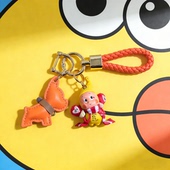 指尖原创星星人汽车钥匙扣车载车内装 饰品改娃萌粒挂件新年礼物