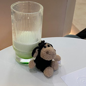 丸嘢丑萌羊有趣小黑羊毛绒玩偶包挂件有趣可爱情侣挂坠 insGJ024