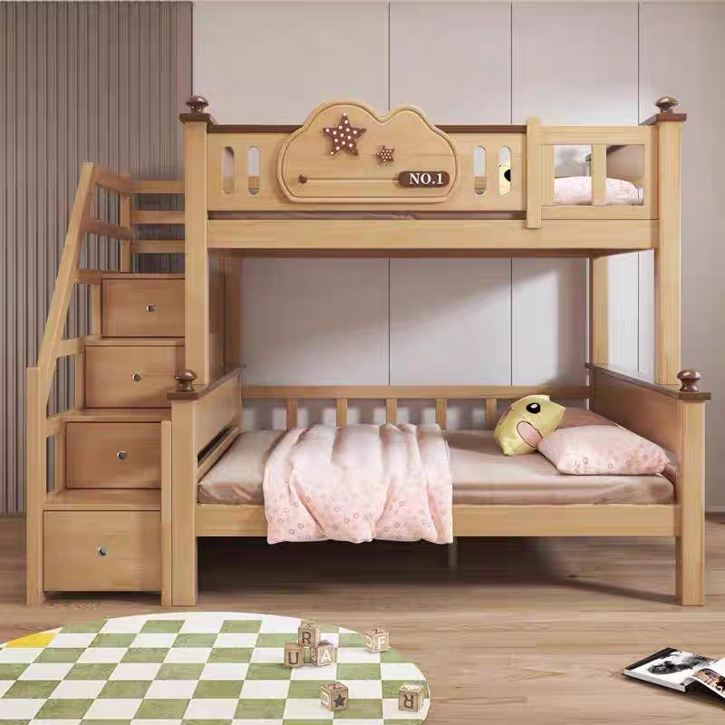 燕尾榫卯高低全实木上下床双层床儿童床加粗加厚成人上下铺子母床,住宅家具,高低/子母床,淘宝优惠券,粉丝福利购,淘宝优惠卷