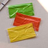 MasK彩色口罩女士女神时尚 红色一次性黄绿橙粉三层春夏潮款 透气