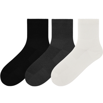 GXG男士罗纹袜筒中筒中