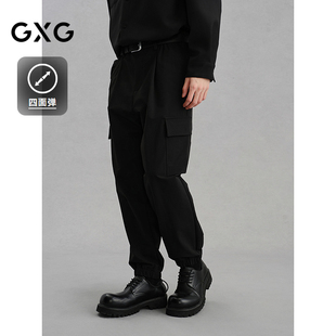 通勤长裤 GXG男装 休闲裤 裤 24年冬G24X024122 四面弹工装