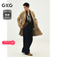 衬衫 GXG男装 黄格休闲通勤翻领长袖 24冬品G24X034057