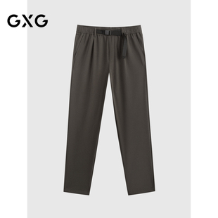 锥形休闲裤 裤 24年秋G24X023069 咖色四面弹西装 GXG男装