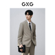 品GFX11301591 24春季 GXG男装 零压系列灰咖平驳领西装